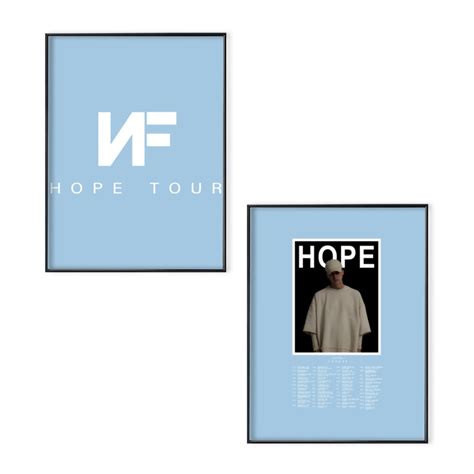 NF Hope Poster Set, NF Hope Tour 2023 Poster Set, Rapper Nf Fan Poster ...