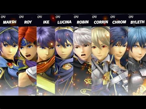 Super Smash Bros Ultimate Fire Emblem Battle Youtube