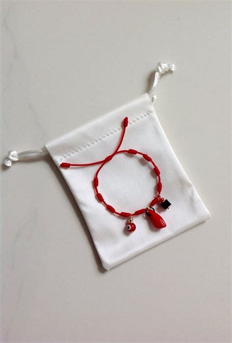 Nueva Pulsera Nudo Rojo Beb Amuleto De Buena Suerte Mal De Ojo Rojo