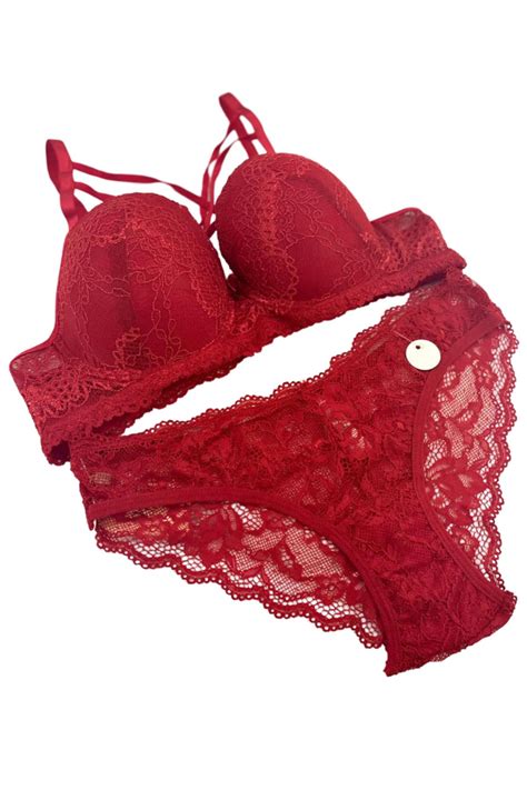 NEWBRA LINGERIE KIRMIZI FULL DANTELLİ SÜTYEN KÜLOT TAKIMI FANTEZİ İÇ GİYİM İÇ ÇAMAŞIRI İKİLİ