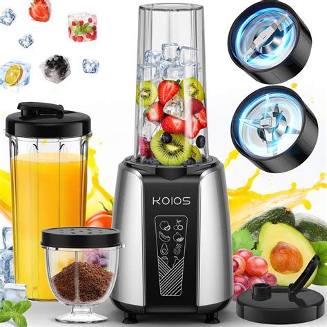 KOIOS Smoothie Blender Max 1000w Personal Blender For Shakes And