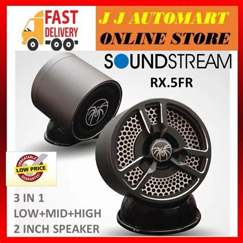 Soundstream 3in1 Double Side Bassmidtweeter Rx5fr Original Full