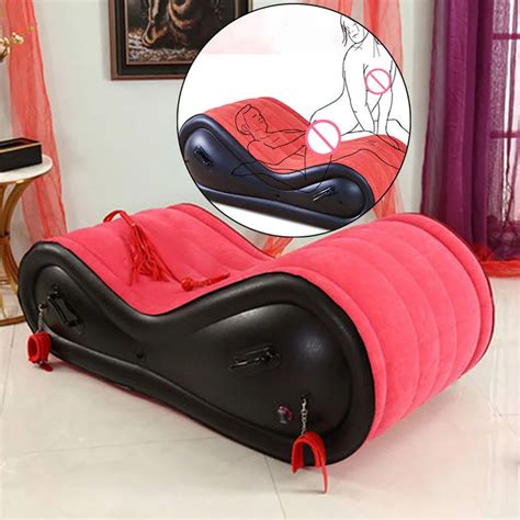 Modern Inflatable Air Sofa For Adult Couple Love Game Chair With 4