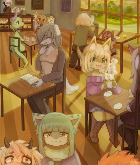 Cozy Cafe by Cocoyawn on DeviantArt