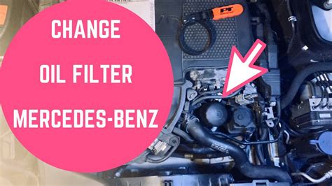 How To Change Oil Filter On A Mercedes Benz YouTube