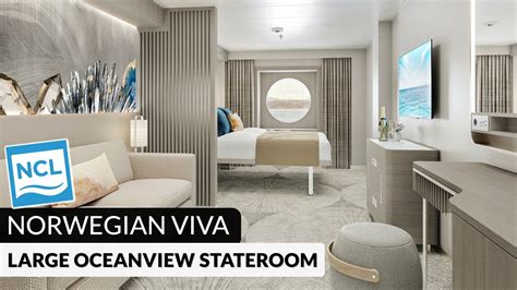 Norwegian Viva Oceanview Stateroom With Round Window Tour Review 4K