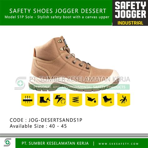 Jual Safety Shoes Jogger DESSERT S1P PaDi UMKM