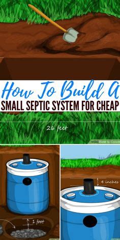 Simple DIY 3 Barrel Septic System Aqua Sewer Pinterest Septic