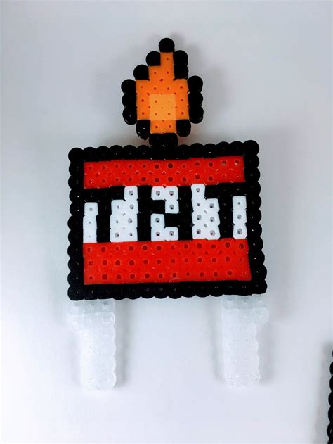 Minecraft Perler Cake Topper Happy Birthday Pixel Art Cake Etsy Nederland