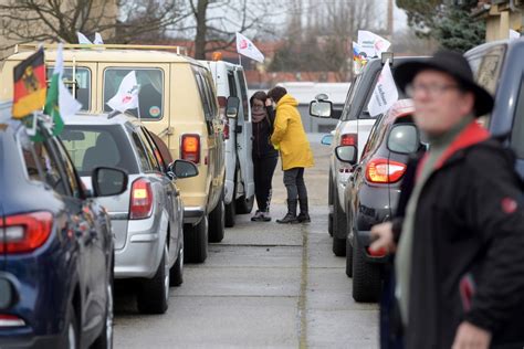 Löbau AfD Autokorso gegen Corona Politik Sächsische de