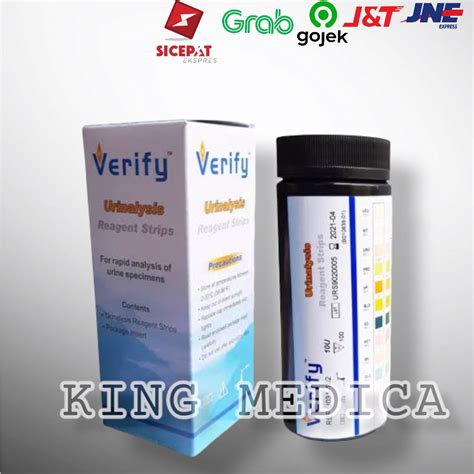 Jual Verify Parameter Urinalysis Reagent Strip Tes Urin Shopee