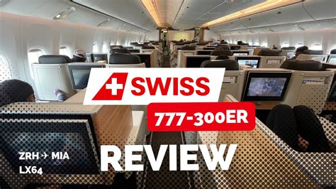 Swiss Business Class In 2023: 777-300ER Zurich To Miami [Review] | AirLapse