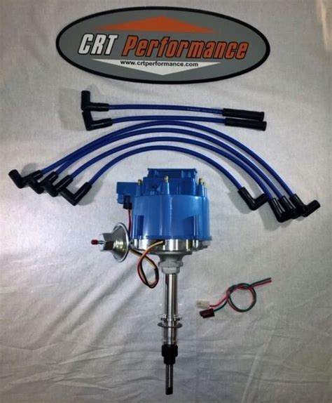 Chevy Inline 6 Straight 6 194 230 250 292 Hei Distributor Blue 8mm Usa Wires Ebay