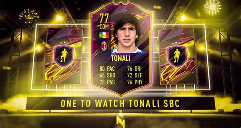 Fifa Sandro Tonali One To Watch Nella Sfida Sbc Di Questa