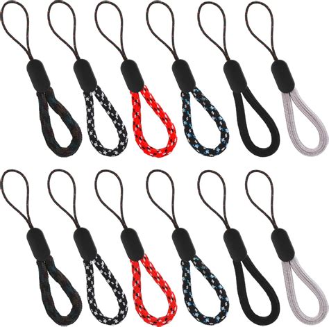 Molain 12 Pcs Adjustable Finger Hand Wrist Straps Portable Short