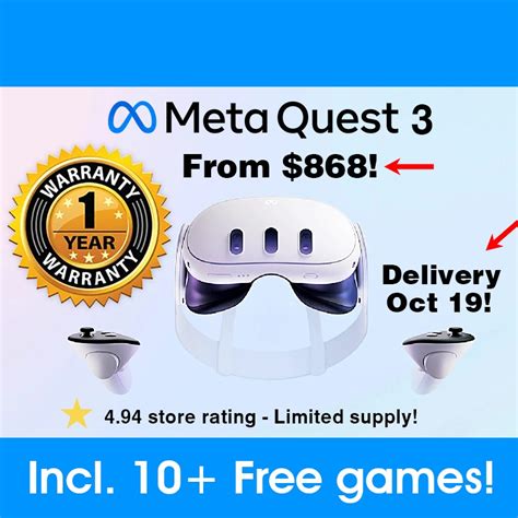 New Sealed Meta Quest Vr Headset Incl Free Games Video Gaming