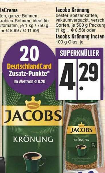 Jacobs Krönung Angebot bei E Center