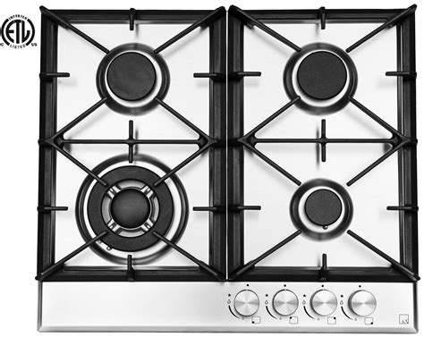 Buy Ramblewood High Efficiency 4 Burner Natural Cooktop, Sealed Burner ...