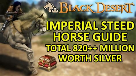 Imperial Steed Horse Guide, Total 820++ Million Worth Silver (Black ...