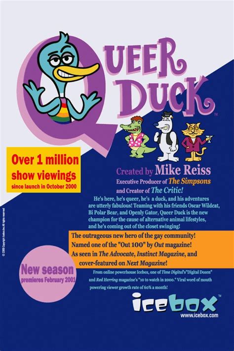 Queer Duck (TV Series 2000-2000) - Posters — The Movie Database (TMDB)