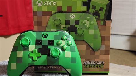 Unboxing The Minecraft Creeper Controller For The Xbox One😱😱 Youtube