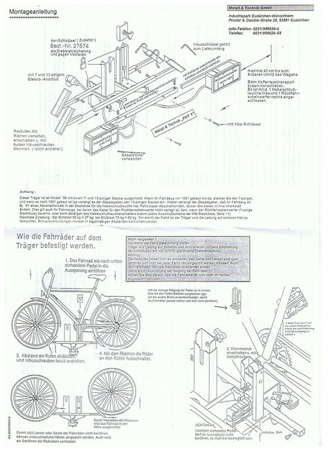 Fahrrad Heck Tr Ger Metall Technik Gmbh Euskirchen Ebay