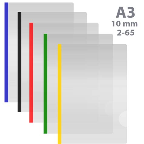 Dosar Plastic A3 Cu Baghetă 10mm Pentru 2 65 File