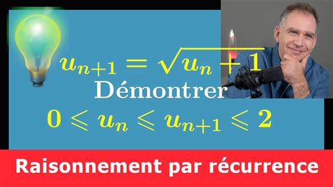 Raisonnement par récurrence suite Montrer une inégalité 0UnUn 12