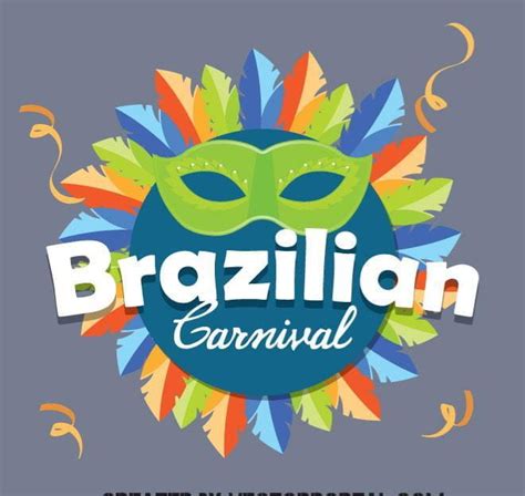 pôster de vetor carnaval brasileiro eps ai UIDownload