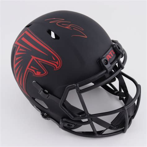 Michael Vick Signed Falcons Full Size Eclipse Alternate Speed Helmet