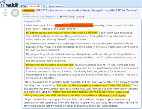 Reddit Lies On Twitter Ftm Redditor Discovers The Sex On Their