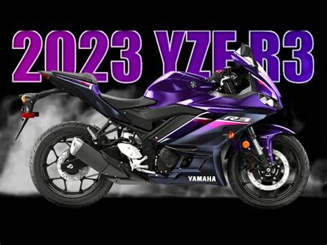 2023 YAMAHA YZF R3 PHANTOM PURPLE YouTube