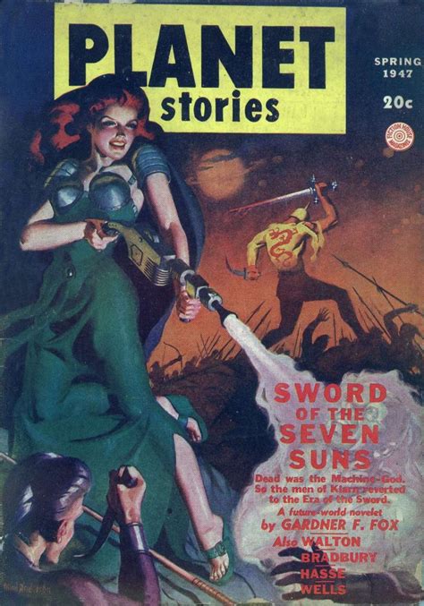 Planet Stories V03 06 Sword Of The Seven Suns Gardner F Fox Vintage Comic Books Pulp