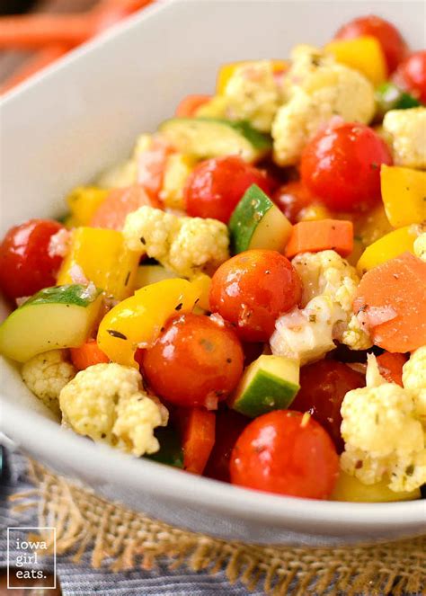 Marinated Vegetable Salad Fresh And Healthy