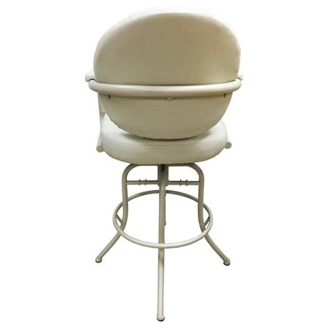 Tobias Designs 30 Vinyl Swivel Tilt Bar Stool In Beige Homesquare