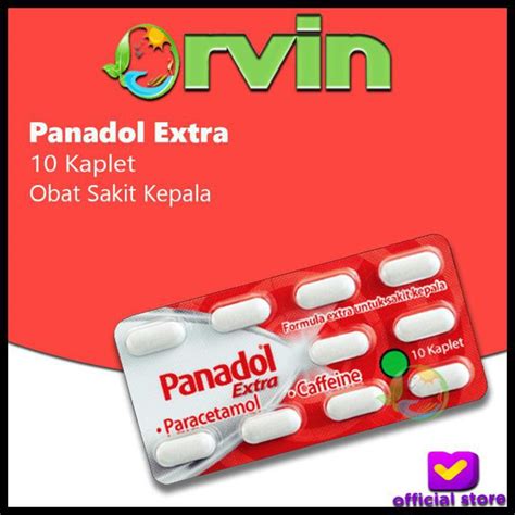 Jual JUAL MURAH Panadol Extra Tablet Isi 10 Kaplet Demam Sakit