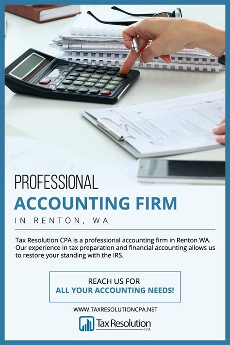 Tax Resolution Cpa Is A Professional Accountingfirminrentonwa