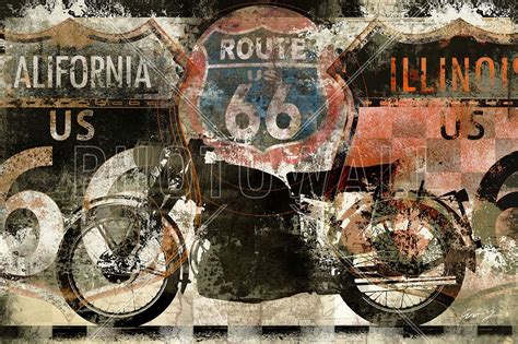 Route 66 Wallpaper Vintage