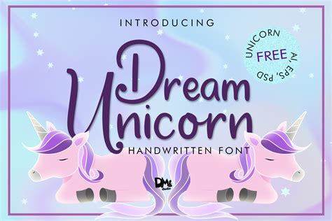 Dream Unicorn Font By Dmletter31 Creative Fabrica