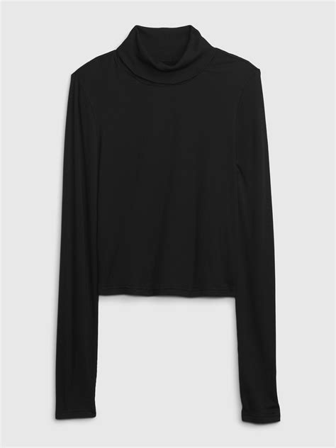 Teen LENZING Modal Cropped Turtleneck Gap