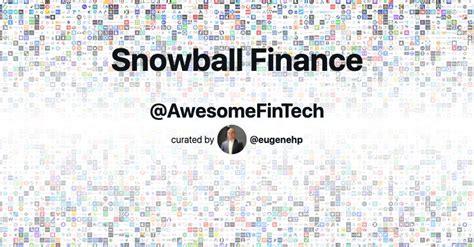 snowball finance awesome fintech
