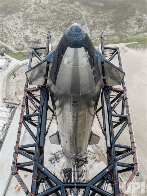 Photo Spacex S Starship Is Stacked And Ready For Orbital Test Flight