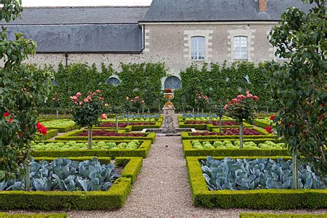 Villandry Castle And Its Stunning Gardens In The Loire Valley France