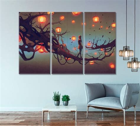 Dream Beautiful Fantasy Art Canvas Print Wall Décor Surreal Etsy