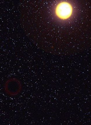 Visão NASA capta buraco negro a engolir uma estrela