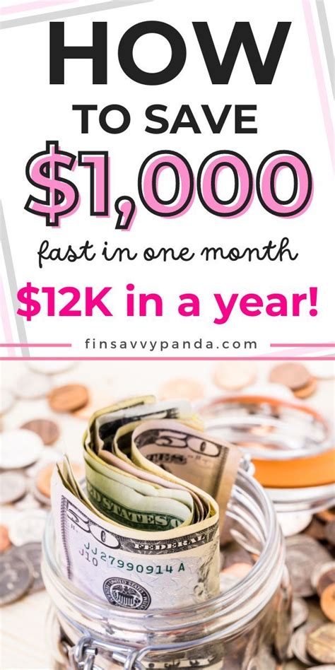 How To Save 1000 A Month Fast And Practical Ways Saving Money