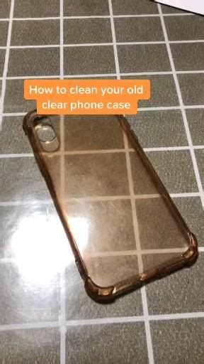 Clean Your Clear Phone Case Video In Phone Case Diy Paint