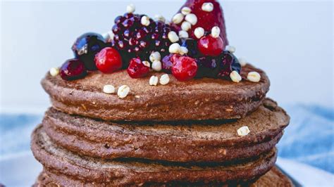 Ideas para el desayuno Hot Cakes de chocolate sin azúcar Gastrolab