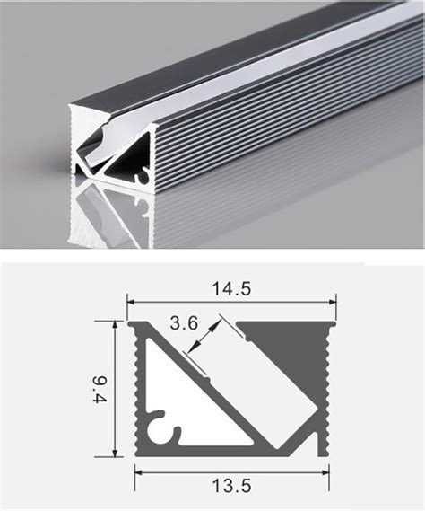 Kit Perfil Aluminio Kirk Para Tiras Led Metro Perfiles Para