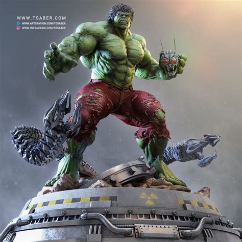 Hulk Statue - Marvel Comics Collectibles | Tsaber Design